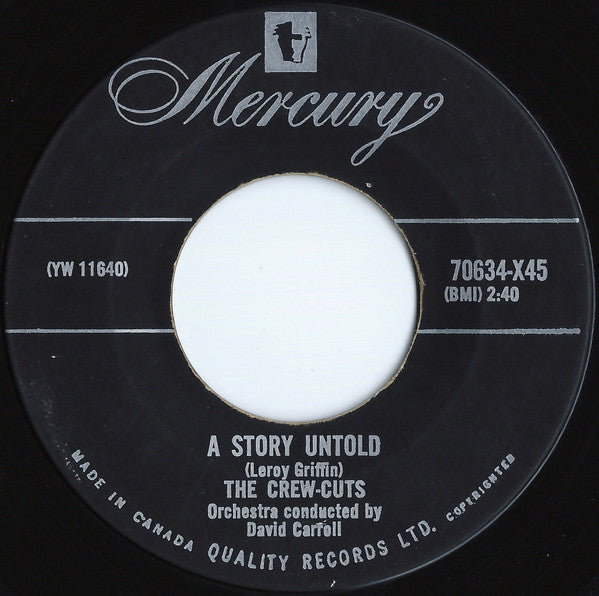The Crew Cuts : A Story Untold / Carmen's Boogie (7")