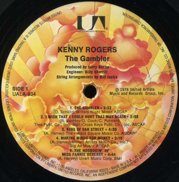 Kenny Rogers : The Gambler (LP, Album, San)
