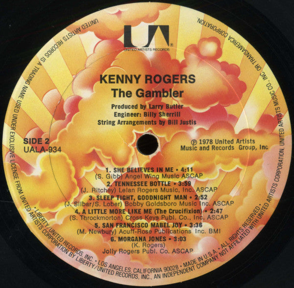 Kenny Rogers : The Gambler (LP, Album, San)
