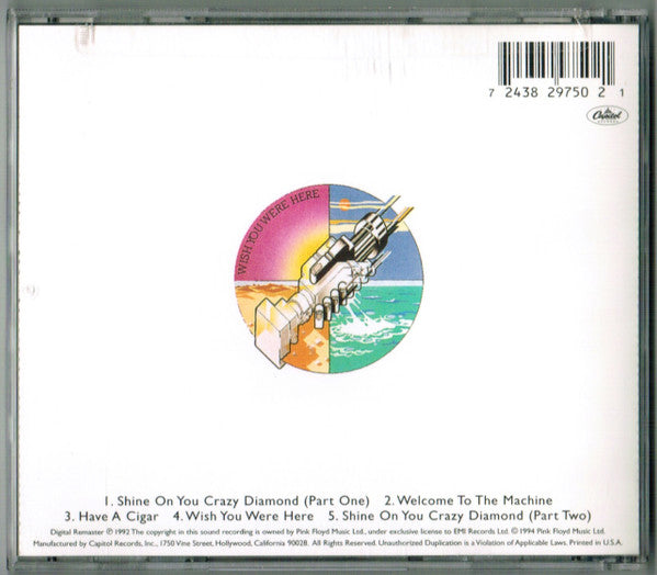 Pink Floyd : Wish You Were Here (CD, Album, RE, RM)