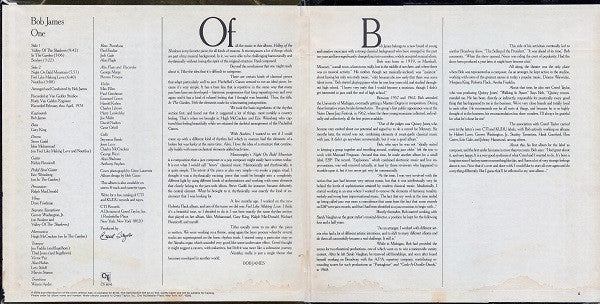 Bob James : One (LP, Album, Pit)