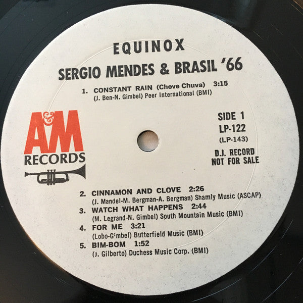 Sergio Mendes & Brasil '66* : Equinox (LP, Album, Promo, Aud)