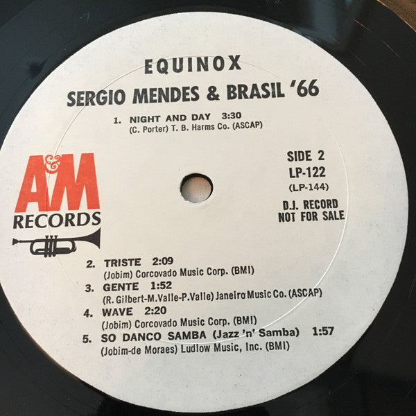 Sergio Mendes & Brasil '66* : Equinox (LP, Album, Promo, Aud)