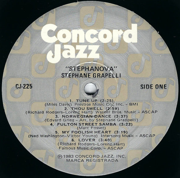 Stephane Grappelli*, Marc Fosset : Stephanova (LP, Album)