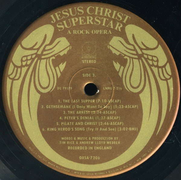 Andrew Lloyd Webber & Tim Rice* : Jesus Christ Superstar - A Rock Opera (2xLP, Album, Pin)