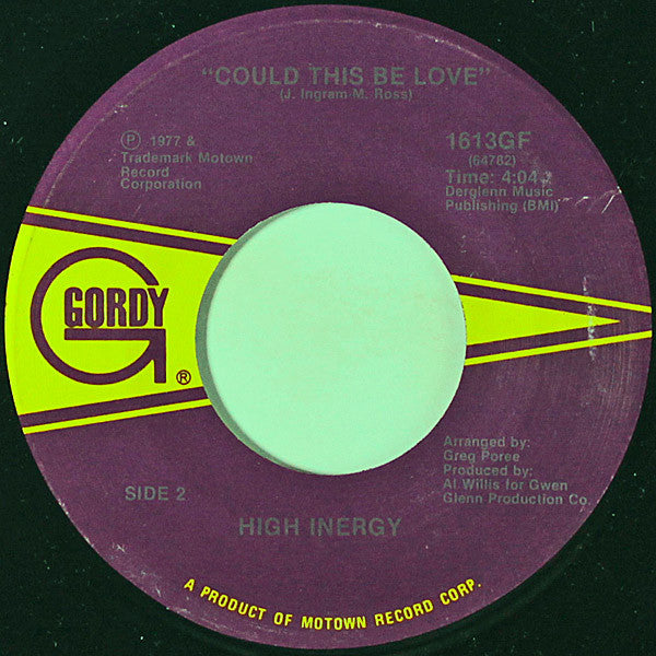 High Inergy : First Impressions (7")