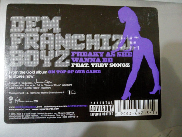 Dem Franchize Boyz Feat. Trey Songz : Freaky As She Wanna Be (12")
