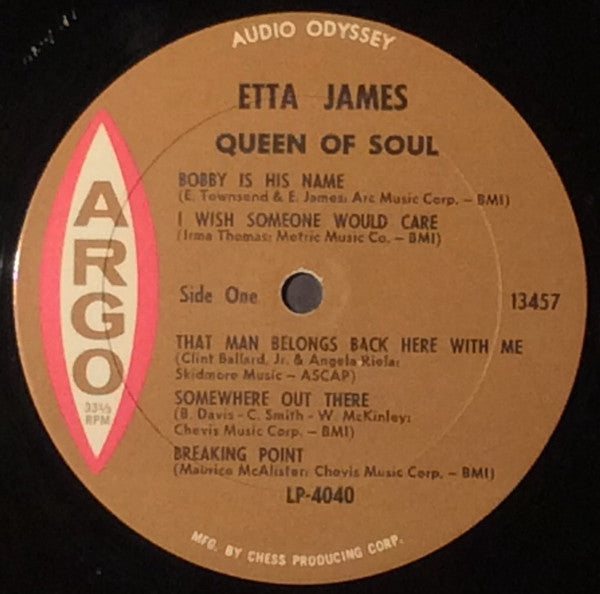 Etta James : Queen Of Soul (LP, Mono)