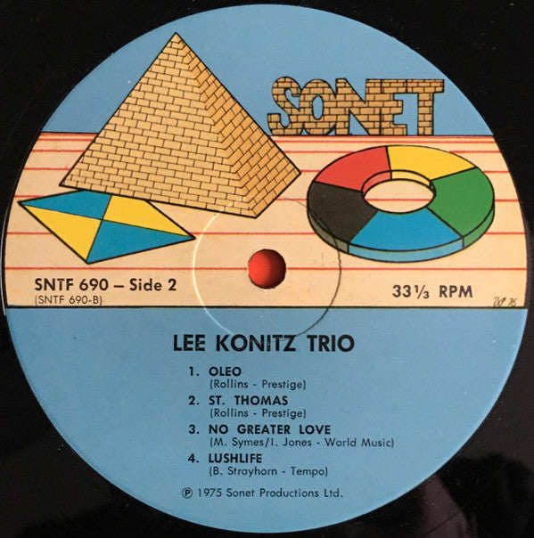 The Lee Konitz Trio : Oleo (LP, Album)