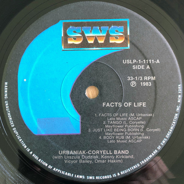 Urbaniak-Coryell Band : Facts Of Life (LP)