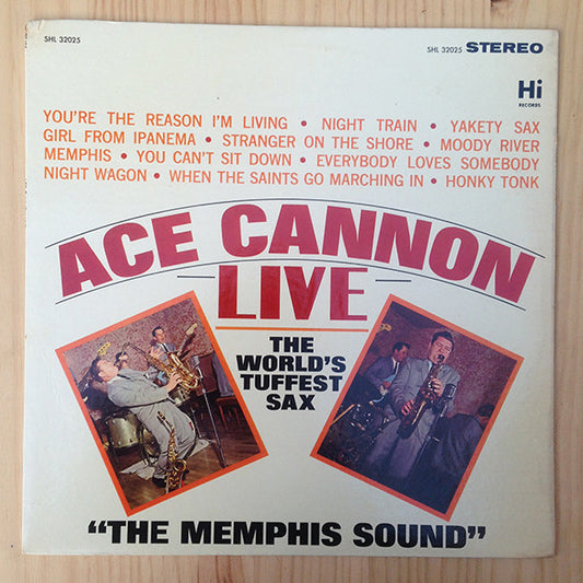 Ace Cannon : Live (LP, ARC)