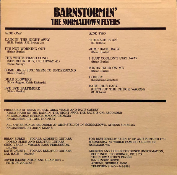 The Normaltown Flyers : Barnstormin' (LP)