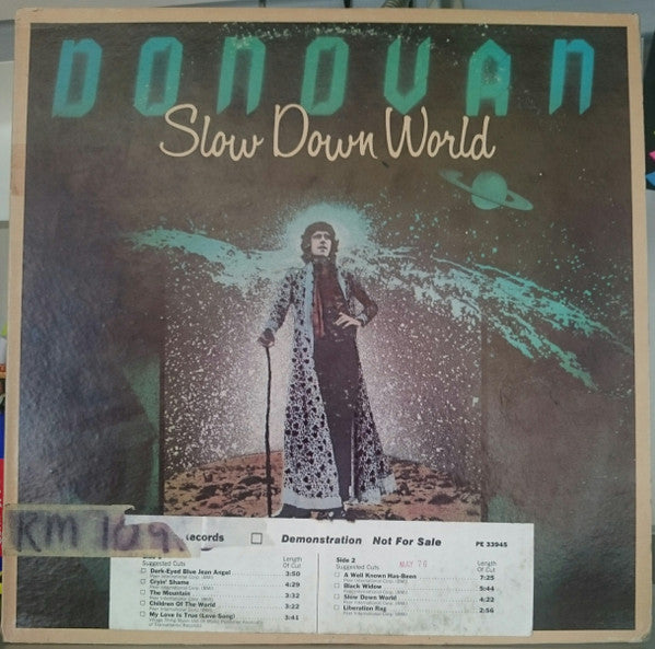 Donovan : Slow Down World (LP, Album, Promo)