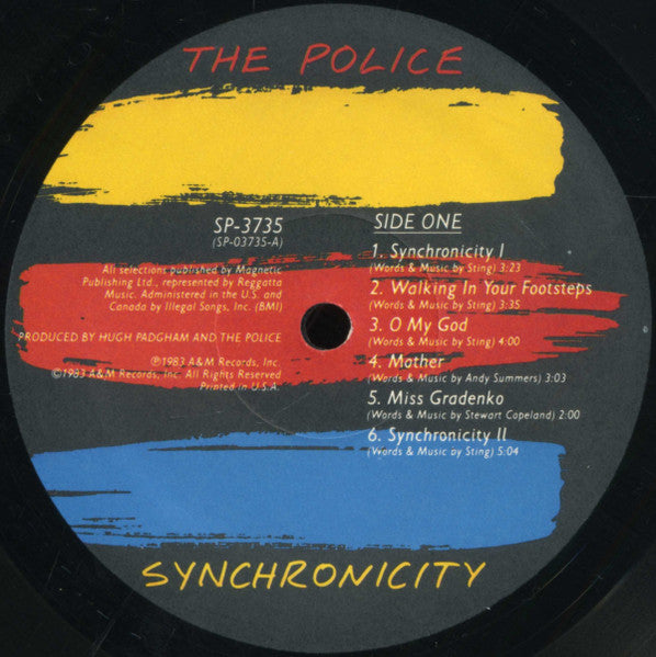 The Police : Synchronicity (LP, Album, BRY)