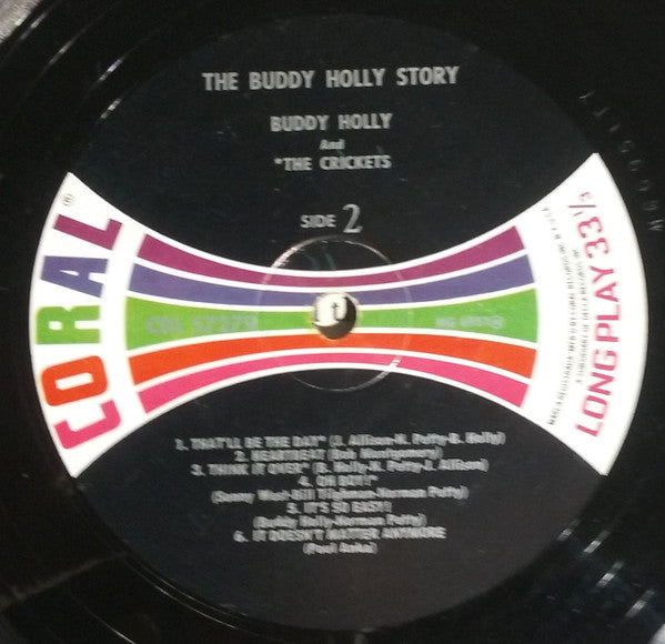 Buddy Holly : The Buddy Holly Story (LP, Comp, Mono)