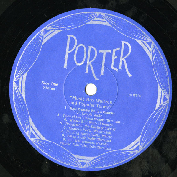 The Porter Twin Disc Music Box : Music Box Waltzes And Popular Tunes (LP)