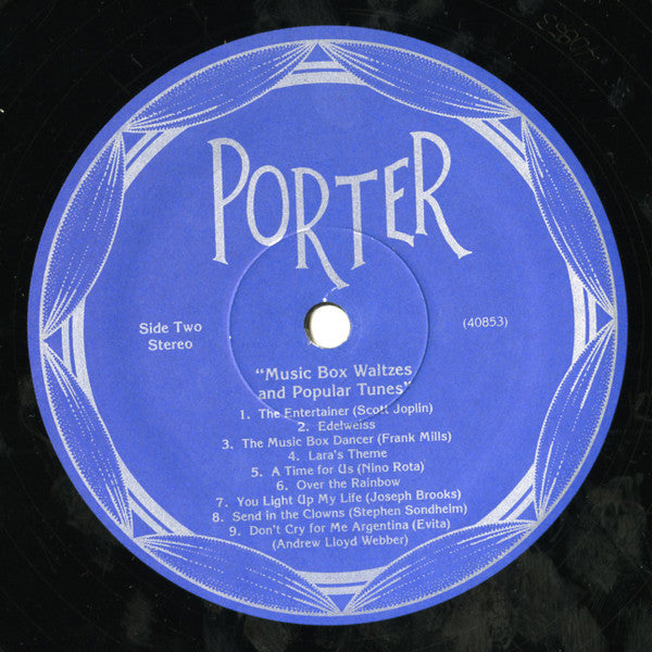 The Porter Twin Disc Music Box : Music Box Waltzes And Popular Tunes (LP)
