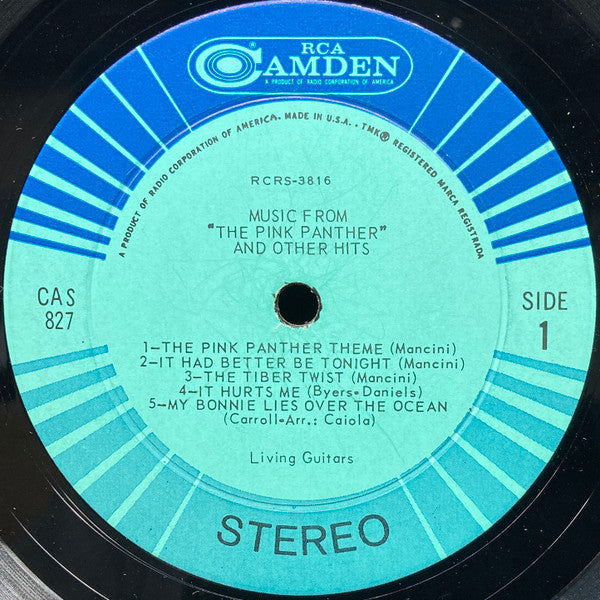 Living Guitars : Music From The Pink Panther And Other Hits (LP, Album)