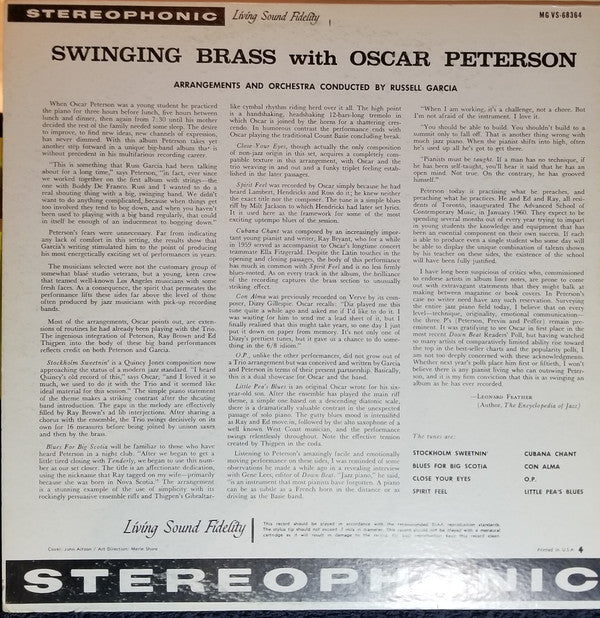 The Oscar Peterson Trio : Swinging Brass (LP, Album)