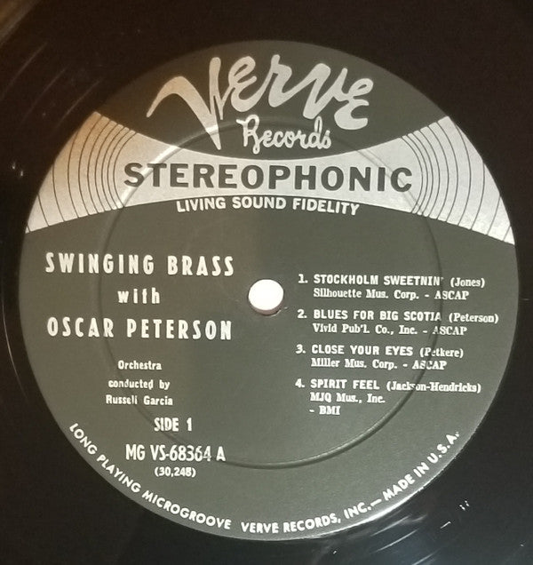 The Oscar Peterson Trio : Swinging Brass (LP, Album)