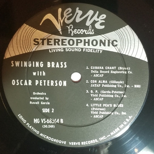 The Oscar Peterson Trio : Swinging Brass (LP, Album)