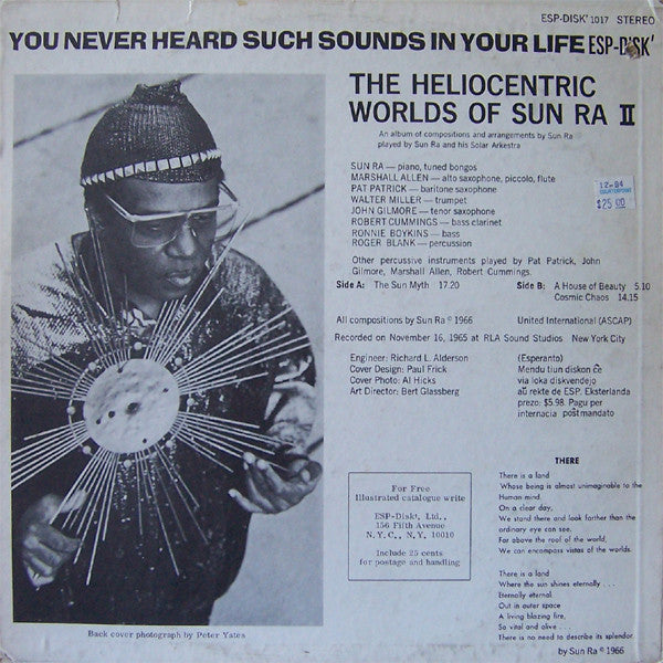 Sun Ra : The Heliocentric Worlds Of Sun Ra, Volume 2 (LP, Album)