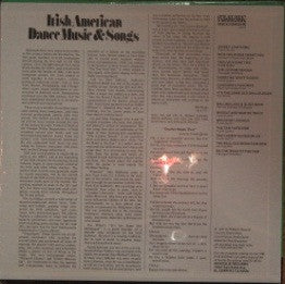 Various : Irish-American Dance Music & Songs (LP, Comp)