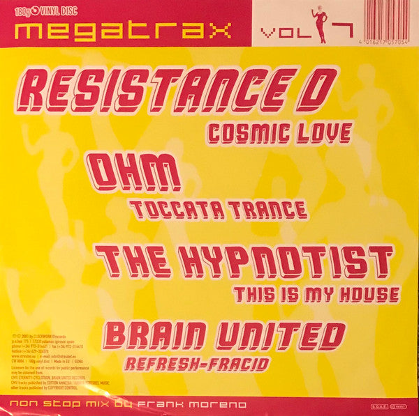 Frank Moreno (2) : Megatrax Vol 7 (12", Mixed, W/Lbl, Bla)
