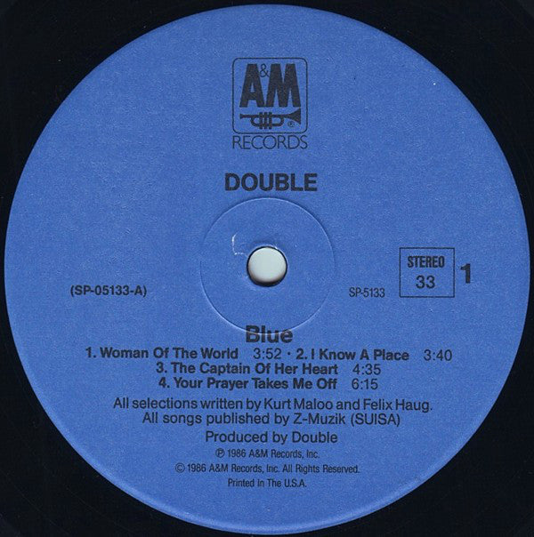 Double : Blue (LP, Album, Ind)