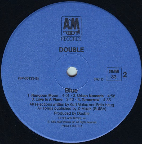 Double : Blue (LP, Album, Ind)