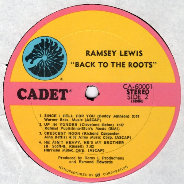 Ramsey Lewis : Back To The Roots (LP, Album)