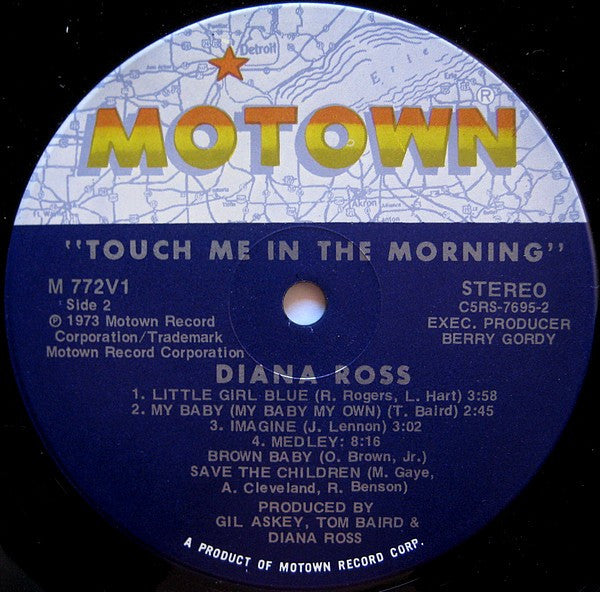 Diana Ross : Touch Me In The Morning (LP, Album)
