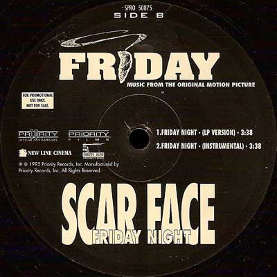 E-A-Ski / Scarface (3) : Blast If I Have To / Friday Night (12", Promo)
