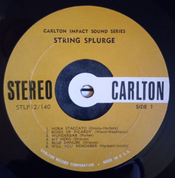 George Liberace : String Splurge! (LP)