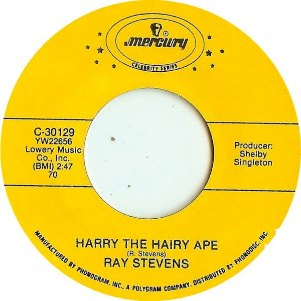 Ray Stevens With The Merry Melody Singers : Ahab, The Arab  (7", Single, RE)