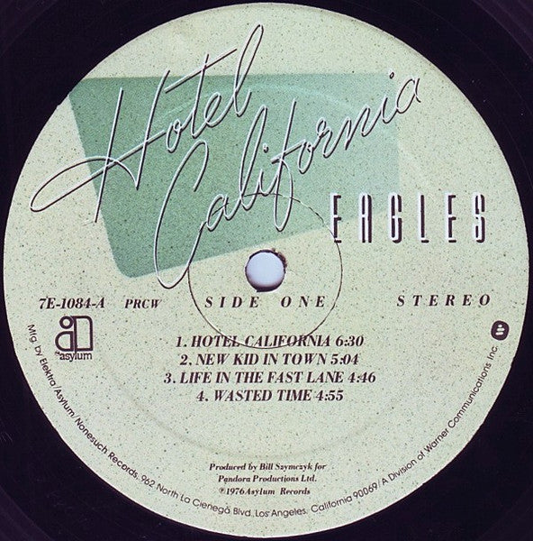 Eagles : Hotel California (LP, Album, PRC)