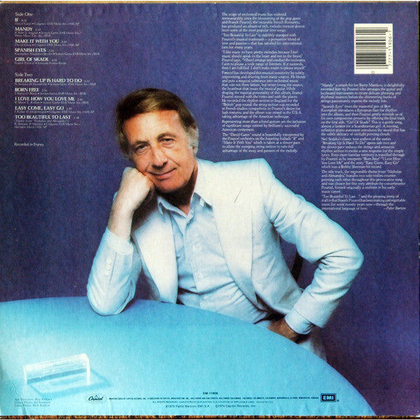 Franck Pourcel : Too Beautiful To Last (LP)