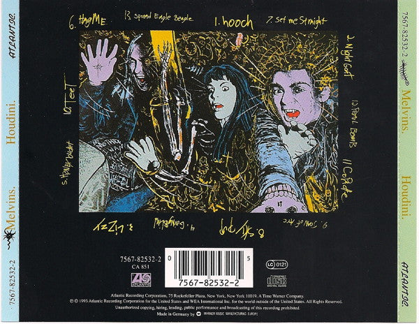 Melvins : Houdini (CD, Album)