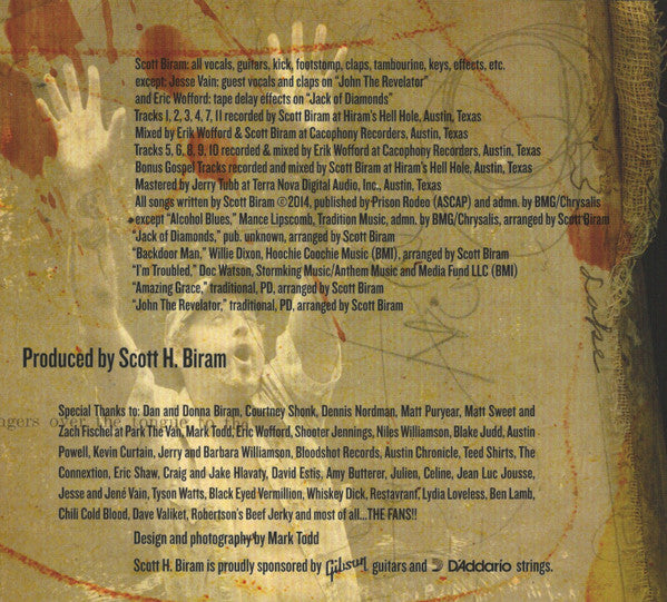 Scott H. Biram : Nothin' But Blood (CD, Album)