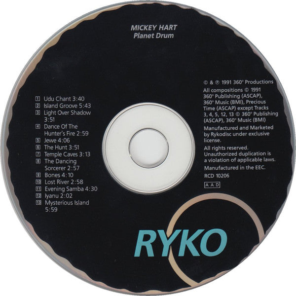 Mickey Hart : Planet Drum (CD, Album)