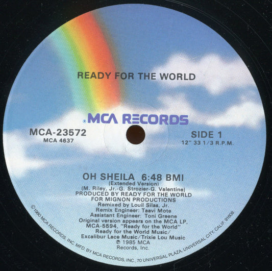 Ready For The World : Oh Sheila (12")