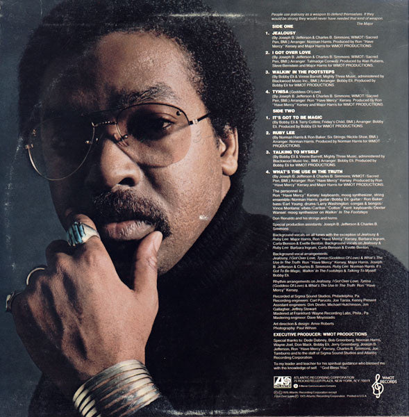 Major Harris : Jealousy (LP, Album, Ric)