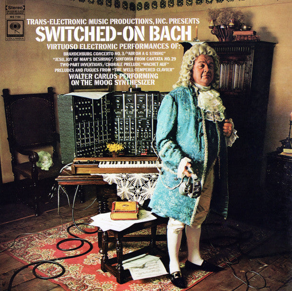 Walter Carlos : Switched-On Bach (LP, Album, RE, San)