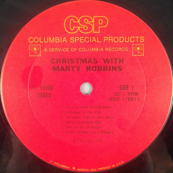 Marty Robbins : Christmas With Marty Robbins (LP)