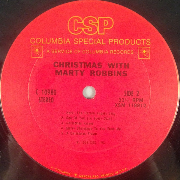 Marty Robbins : Christmas With Marty Robbins (LP)