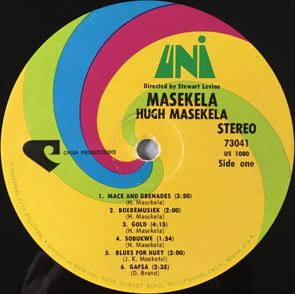 Hugh Masekela : Masekela (LP, Album)