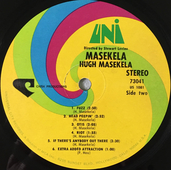 Hugh Masekela : Masekela (LP, Album)