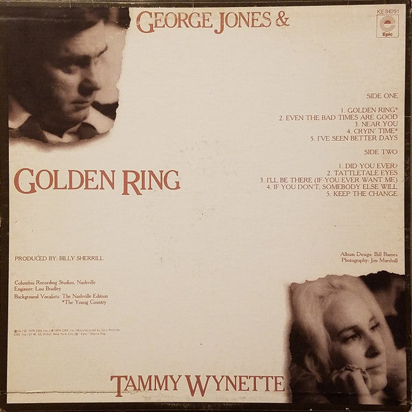 George Jones & Tammy Wynette : Golden Ring (LP, Album)