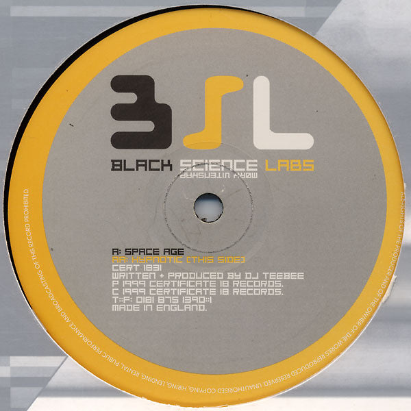 Black Science Labs : Space Age / Hypnotic (12")
