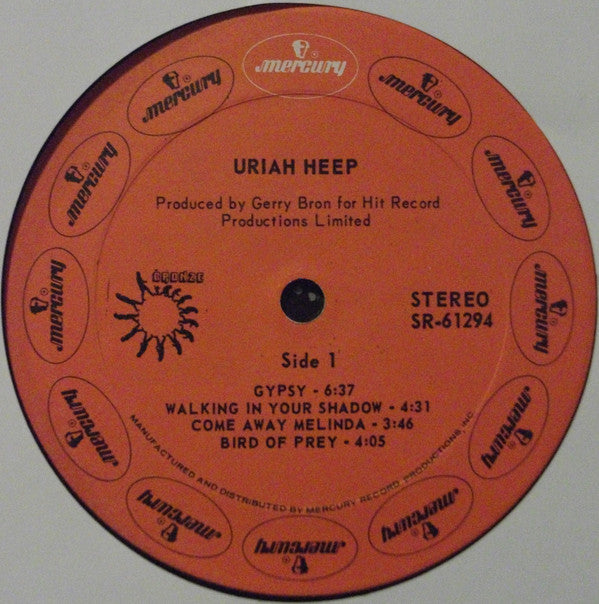 Uriah Heep : Uriah Heep (LP, Album, RE, Phi)